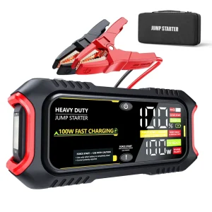 Auto Jump Starter Detachable Lithium ion Polymer Battery Emergency Tool Kit 88.8Wh 5000A Battery Booster Pack 60 Start Rescue