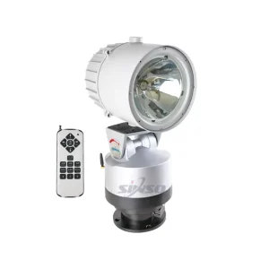 Auto Rotation 220VAC/24VDC Xenon Long Distance Prison Searchlight