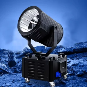 Automatic Rotating 4000W Long range Searchlight Hotel Rooftop Square Tourist Area Landscape Lighting High power Laser Light