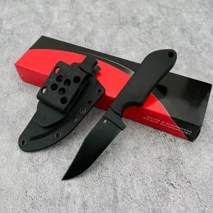 BK20 Camping Small Straight Knife Full Handle Outdoor Hunting Tool Multi Purpose Thickened 4.0mm EDC Fixed Steel OEM