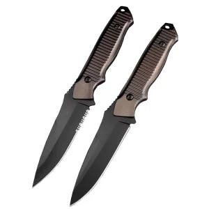 BM 140BK Outdoor Full Handle Straight Knife Rescue Emergency Survival Multifunctional EDC Tool Camping OEM DIY Aluminum Alloy