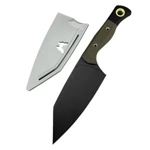 BM 4010bk 1 Professional Multifunctional Camping Cooking Knife with Scabbard CPM 154 Blade G10 Fiber Handle OEM Customizable