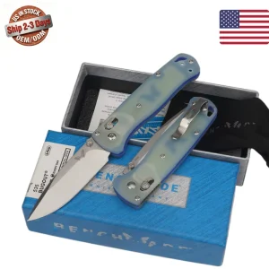 BM535 Outdoor Tactical Knife Blade G10 Fiber Handle Camping Hunting Pocket Folding Knife EDC Multi Purpose Tool
