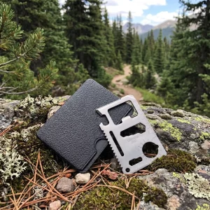 Baiyuheng Tactical EDC Multi tool Card Stainless Steel Survival Gadget Emergency Camping Multi Function Credit Card Wallet Tool