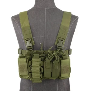 Black CS Outdoor Gear Duty Equipment Tactical Chest Rig Vest