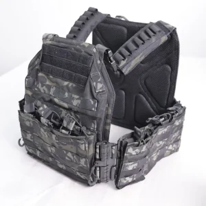 Black Camouflage Outdoor Waterproof and Comfortable Tactical Vest