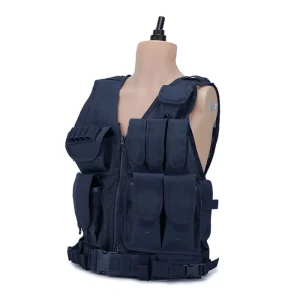 Black Plate Carrier Tactical Vest Soft Security Tactical Bodyguard Vest
