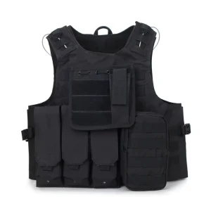 Black Soft Gilet Tactique Molle Chaleco Tactico Tactical Vest