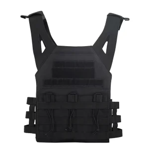 Black Tactical Vest Multifunctional Tactical Chaleco Crossfit Ropa Deportiva Chin Vest Plate Carrier Equipment Vest for CS Game