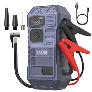 Boltpower 24000mAh Emergency Tool Kit Jump Starter 160PSI Air Compressor 3000A Peak Motorcycle Car Battery Booster All in One