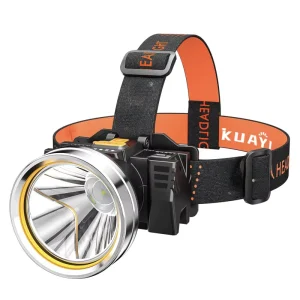 Bright Light Display 1000 Lumens 90 Degree Adjustment Portable USB Rechargeable Torch Tactical Flashlight LED Headlamp
