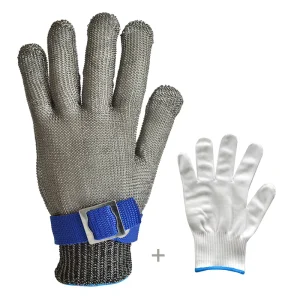 CE ANSI Stainless Steel Mesh Cut Resistant Protective Gloves