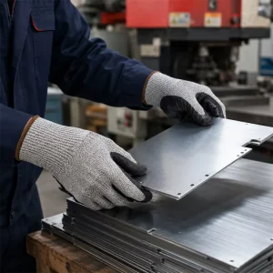 CE Certified Polyurethane Coated Abrasion Resistant Safety Work Gloves for Industrial Use