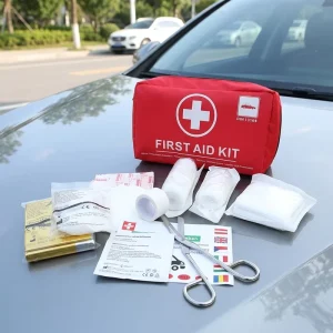 CE MDR DIN 13164 Medical Supplies Training Emergency First Aid Kit Outdoor Standard Car First Aid Kit