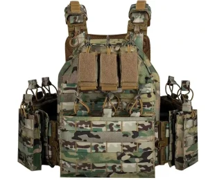 Camouflage Tactical Vest With Multifunctional Accessory Pouches Can Hold Plates Equipment Plate Carrier for Man