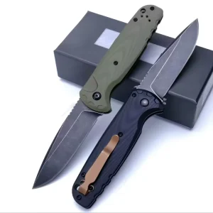 Camping Pocket Knife Versatile BM-4300 Hunting and Fishing EDC Tool Outdoor Anti slip Hiking Knife Portable Folding Daily Knife
