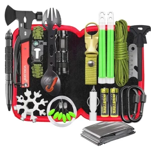 Camping Survival Gear and Equipment Tactical Outdoor Travel Multifunctional Tools Earthquake Emergency Bags Kits