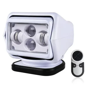 Car Accessories 60W LED High Brightness Car Remote Control Search Light LED Searchlight for Car Roof Boats