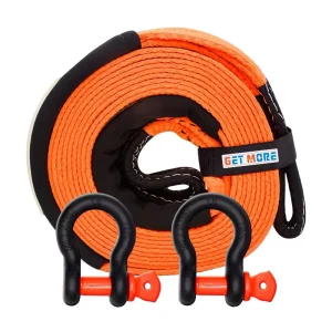 Car Accessories Recovery Tow Strap Heavy Duty Emergency Kits Rescue Necessary Tools 30000lbs 35000lbs 3inch 75mm Vehicle Tool