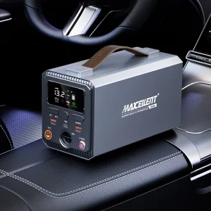 Car Inflator Jumper Starter Portable Emergency Power Tool with 60000mAh Alloy Shell Vacuum Cleaner 1800A Peak Current 12V
