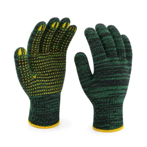 Certified PVC Dotted Safety Gloves Factory Price Anti slip Cotton Working Gloves Professional Protective Gear Bulk