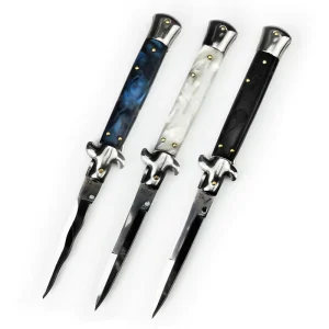 Classic Style EDC Stainless Steel Folding Blade Knife Custom Handle Foldable Pocket Knife Self defense