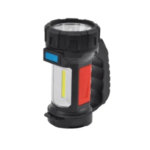 Clover Ultra Bright Hunting Searchlight LED Flashlight 4*AA Rechargeable with 3W COB Hand Lamp 1000 Lumens Ni MH Battery