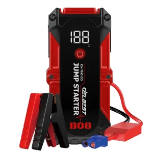 Compact 18800mAh Car Emergency Starter 500A Peak 1000A Start for 3.5L Petrol 2.0L Diesel Sedans Hatchbacks