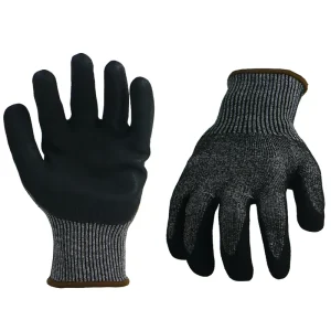 Cowhide Cut and Stab Resistant Gloves with Steel Plates and Polyethylene Fibers