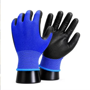 Custom Color PU Coated Work Gloves OEM PU Safety Gloves with Branding Packing & Fast Sample Service