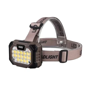 Custom High Lumen USB Rechargeable Headlight With Red Light Waterproof Night Fishing Head Lamp Torch Built In Battery Flashlight