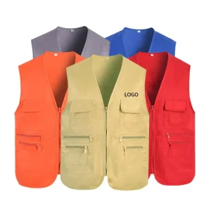 Custom Mesh Fishing Hiking Tactical Outdoor Cargo Photographer Multi Pocket Men Utility Vest Men’s Reversible Vests & Waistcoats
