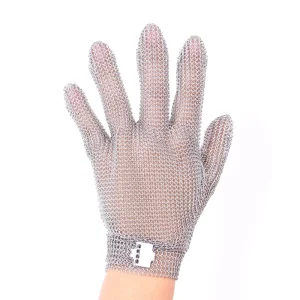 Custom Rustproof Stainless Steel Cut-Resistant Butcher Gloves
