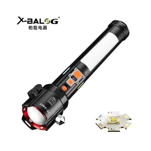 Custom logo Rechargeable Tactical Torches Display Waterproof Car Emergency Flashlight for Diving