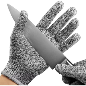 Cut Resistant Gloves CE Level 5 Protection for Kitchen Upgrade Safety Washable Non slip Anti Cutting Gloves for Women and Men
