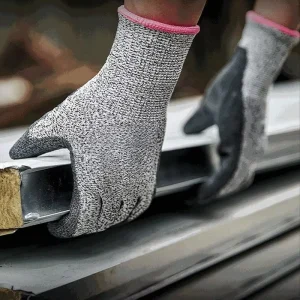 Cut Resistant Gloves Puncture Proof Abrasion Resistant EN388 Level 3 Protection PU Coated Palm Manufacturer