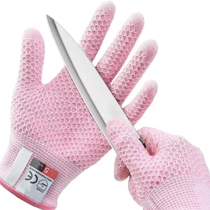 Cut Resistant Gloves Safety Kitchen Cuts Gloves for Fish Fillet Processing Meat Cutting and Wood Carving