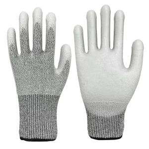 Cut Resistant PU-Coated Safety Gloves CE Certified for Gardening and Warehouse Use