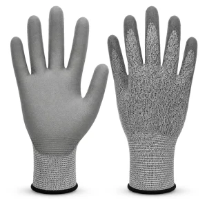 Cut Resistant PU Work Safety Protective Gloves for Construction Gloves Abrasion Resistance Tear Resistance