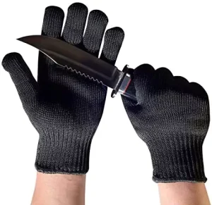 Cut Resistant Safety Work 316L Steel Wire Seamless Knitted 13 Gauge Customized Color Gloves