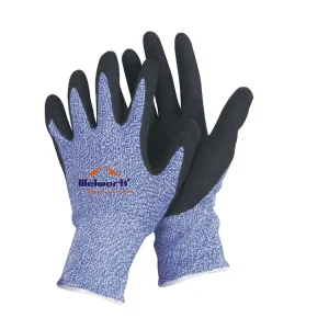 Cut Resistant Safety Work Gloves CE 388 4X43C ANSI Cut Level A5 13G HPPE Knitted Nitrile Coated for Construction and Industry