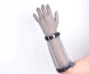 Cut Resistant Stainless Steel Metal Mesh Chainmail Butcher Gloves for Meat Cutting