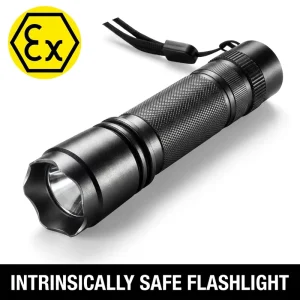 DFL 04 Battery Power LED IP67 Intrinsically Safe Metal Torch Light Explosion Proof Flashlight Torch for Firefighting