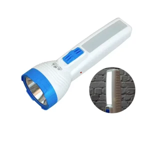DN-104 LED Electric Torch Side Light Rechargeable Flashlight ABS IP44 Waterproof 6000K Daylight Lithium Battery High