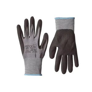 Double Dipped Heavy Duty Construction Maintenance Gardening Warehouse Grip Safety Supplier Nitrile Coated Gloves