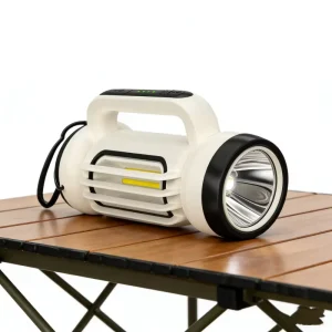 Dual Purpose Super Bright Powerful Aluminum Keychain LED USB Rechargeable Searchlight