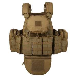 Durable Multi-function Tactical Vest 800D Oxford Material Waterproof One Size Fits All