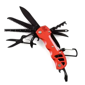 Durable Outdoor Portable Folding Multi Functional EDC Tool Knife for Camping Hiking & Car Emergency Use