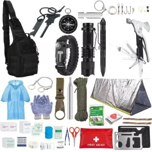 EM Model Custom Survival Gear First Aid Kit Compatible Multi function Outdoor Bag Emergency Tent Survival Kit