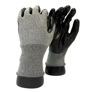 EN388 Level 4 Cut-Resistant Safety Work Gloves for Construction